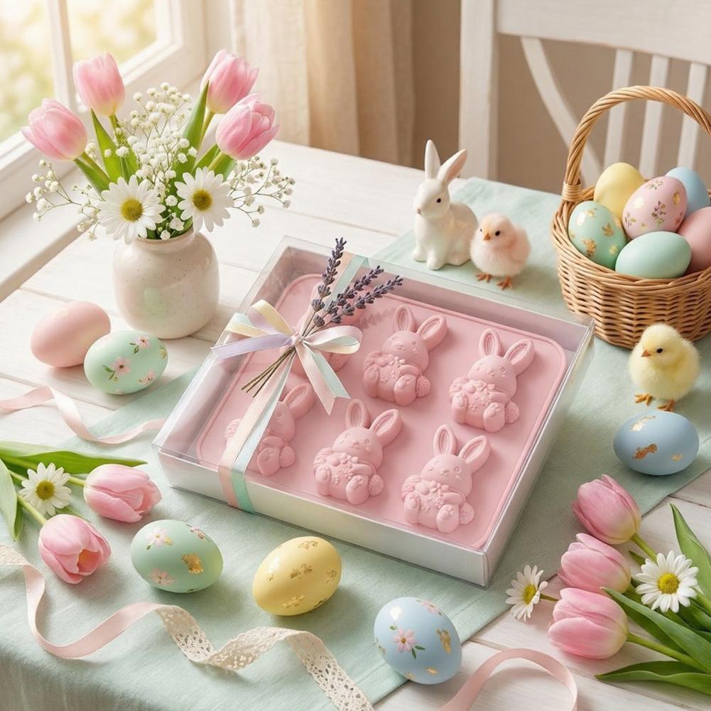 Bunny Cake Mold - قالب ثلج لعيد الفصح، مجموعة قوالب