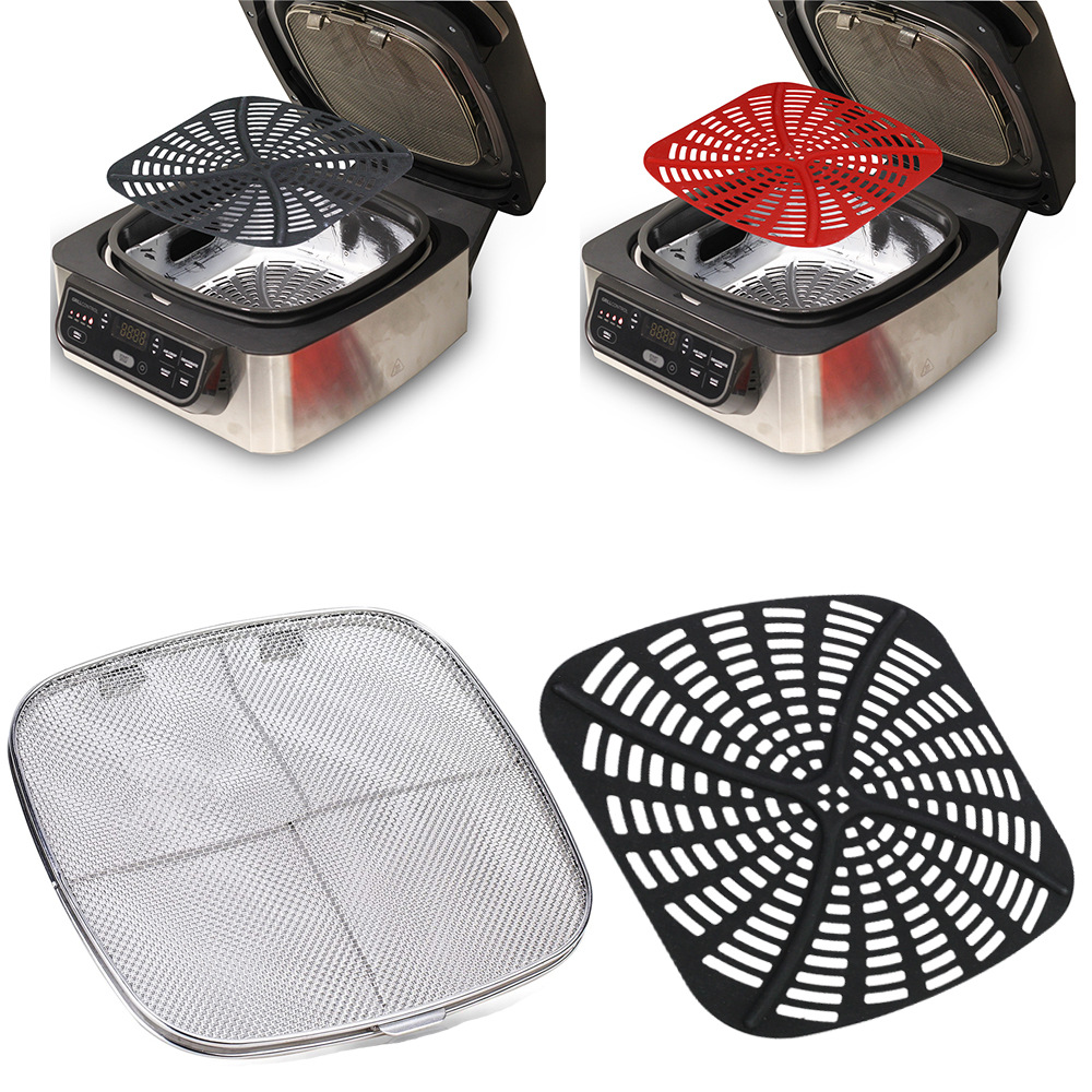 Ninja Air Fryer Af101 - درع ترشيش من الفولاذ المقاوم للصدأ