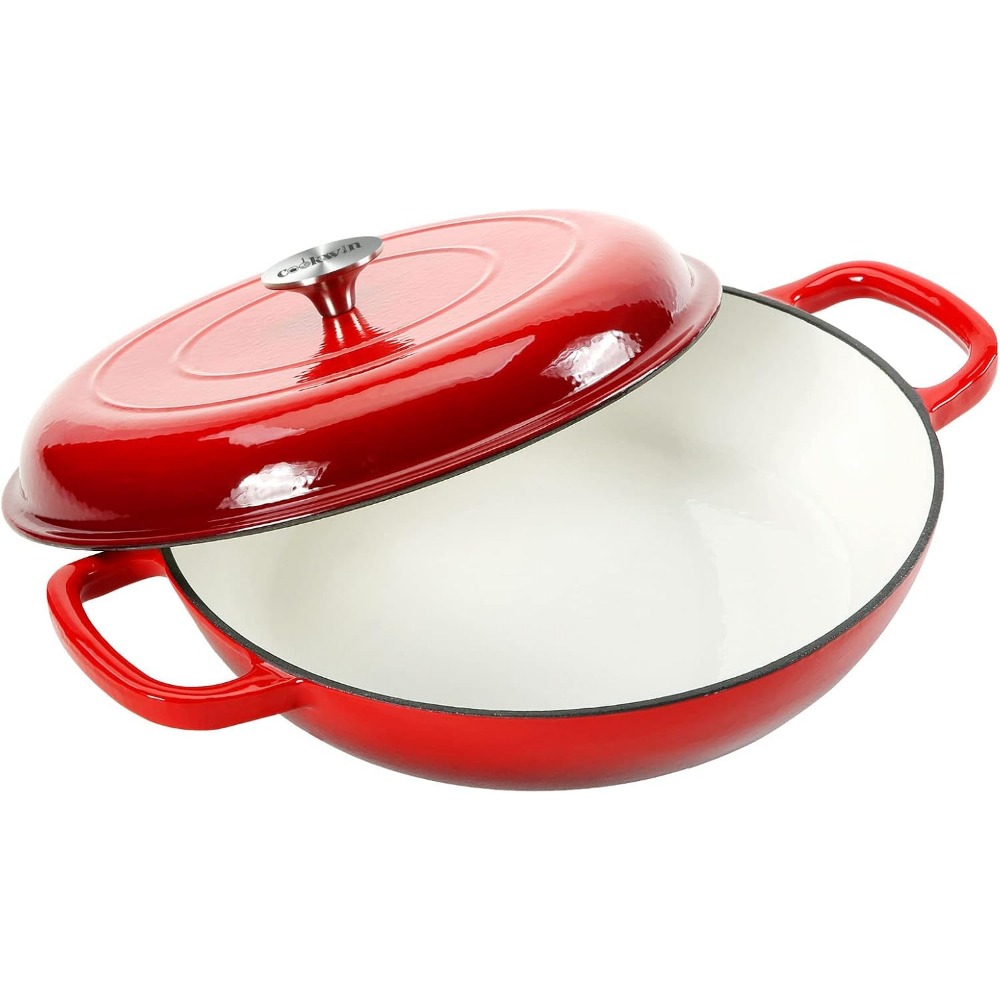 Cast Iron Corn - 4.5L وعاء حساء الفرن الهولندي من
