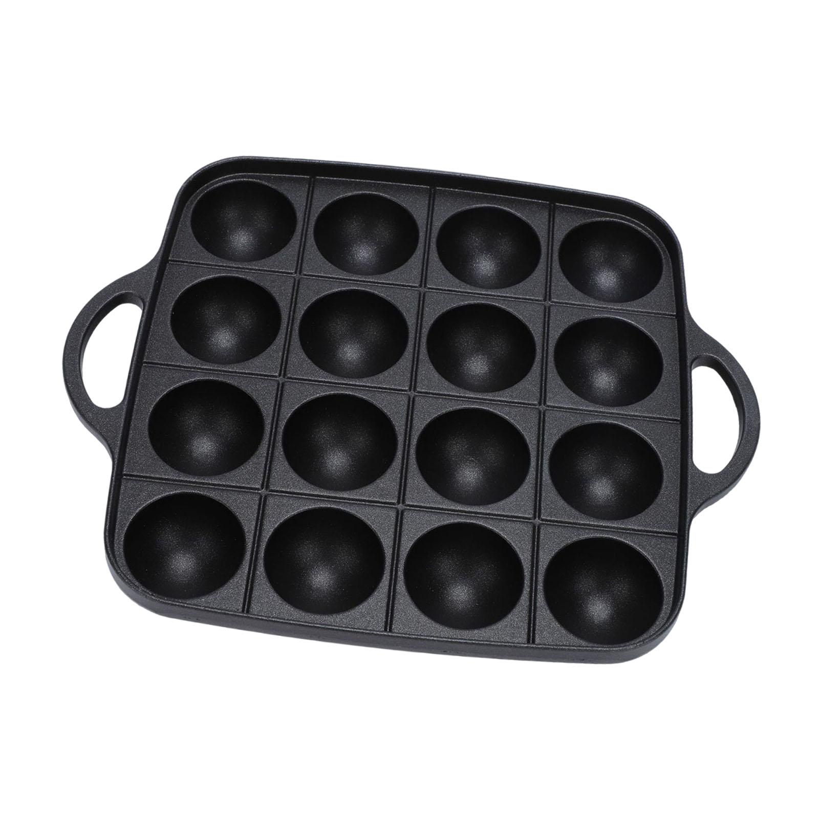 مقلاة تاكوياكي بـ 16 تجويفًا،  - مراجعة Takoyaki Grill Plate وسعره