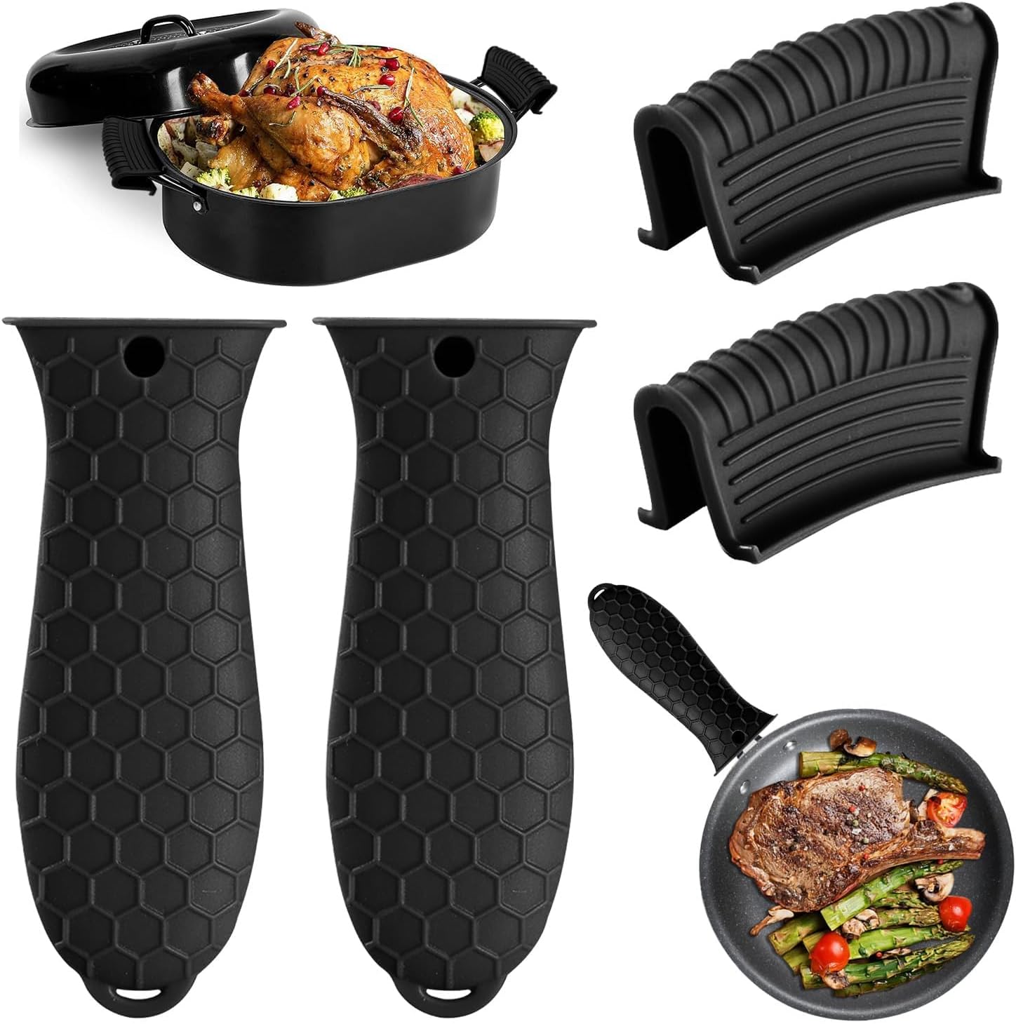 أغطية مقابض مقاومة للحرارة من  - مراجعة Cast Iron Corn وسعره