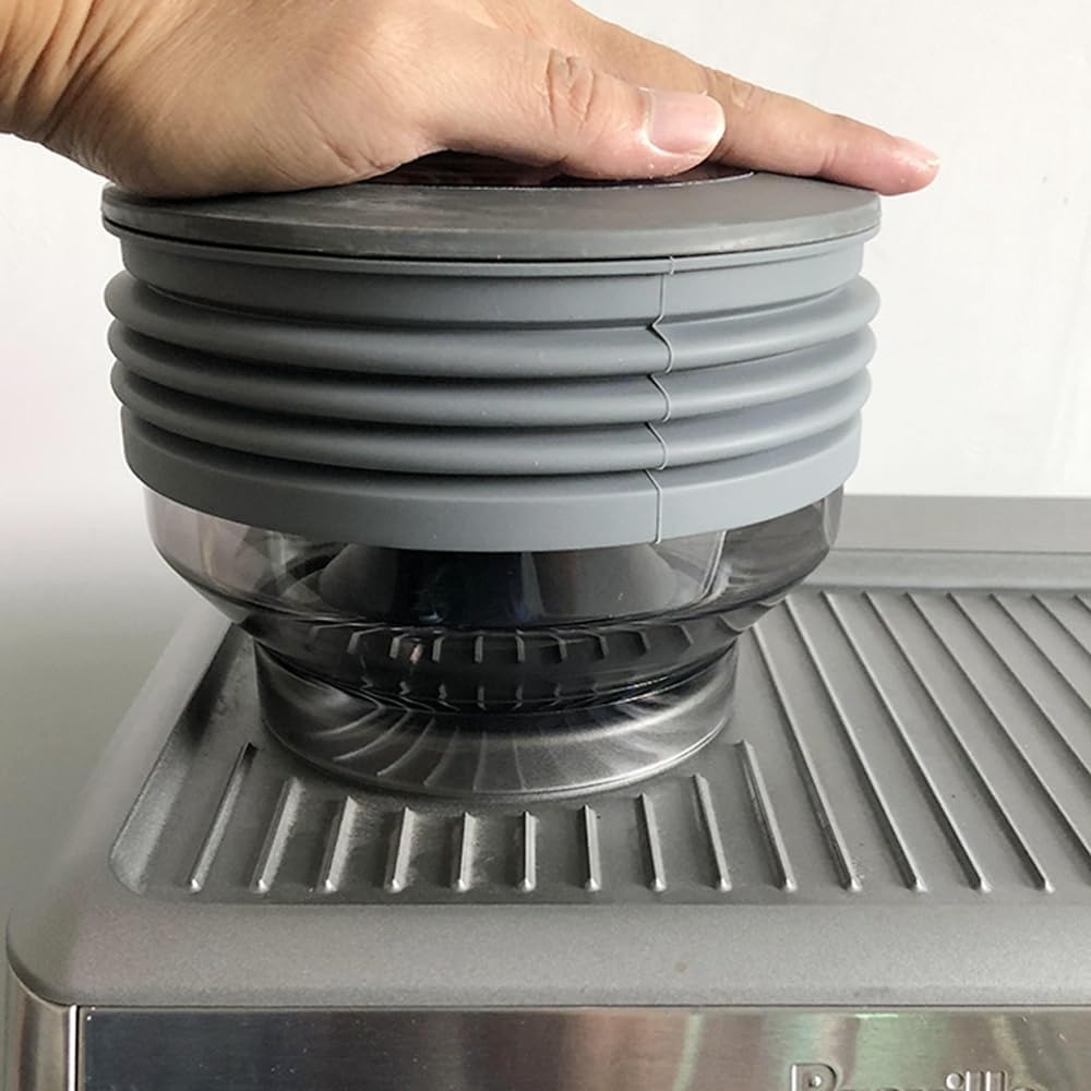 منفاخ سيليكون ووعاء جرعة واحدة - مراجعة Breville Espresso Barista Express وسعره