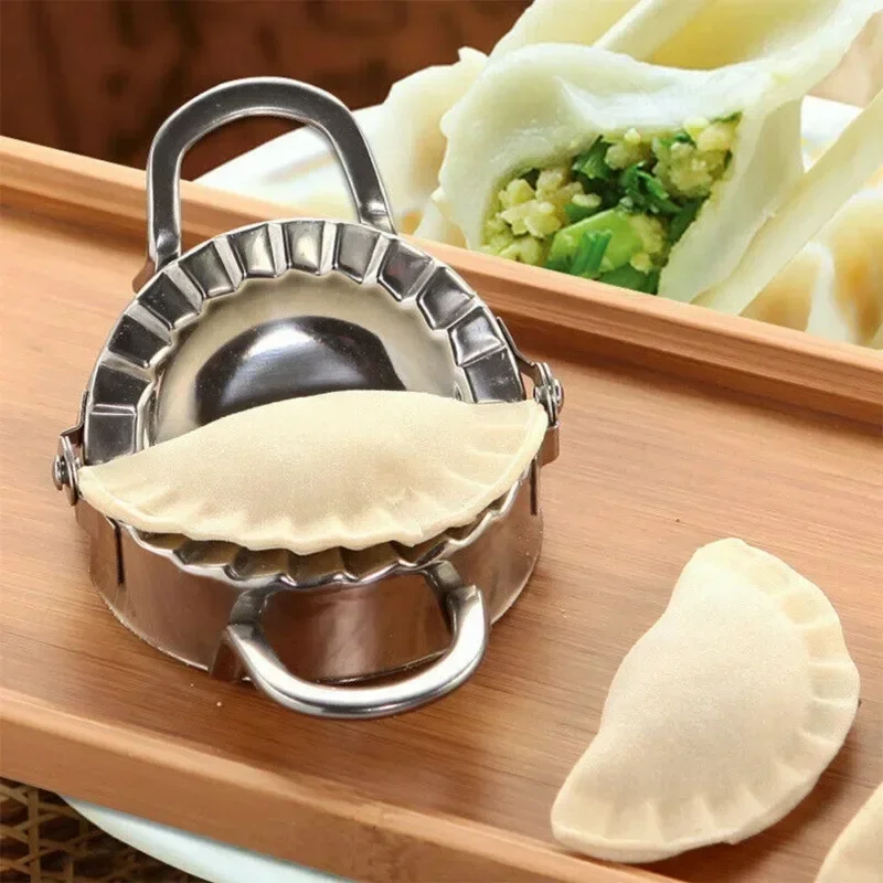 قالب تقطيع وتشكيل عجين الزلابي - مراجعة Dumpling Press Set وسعره