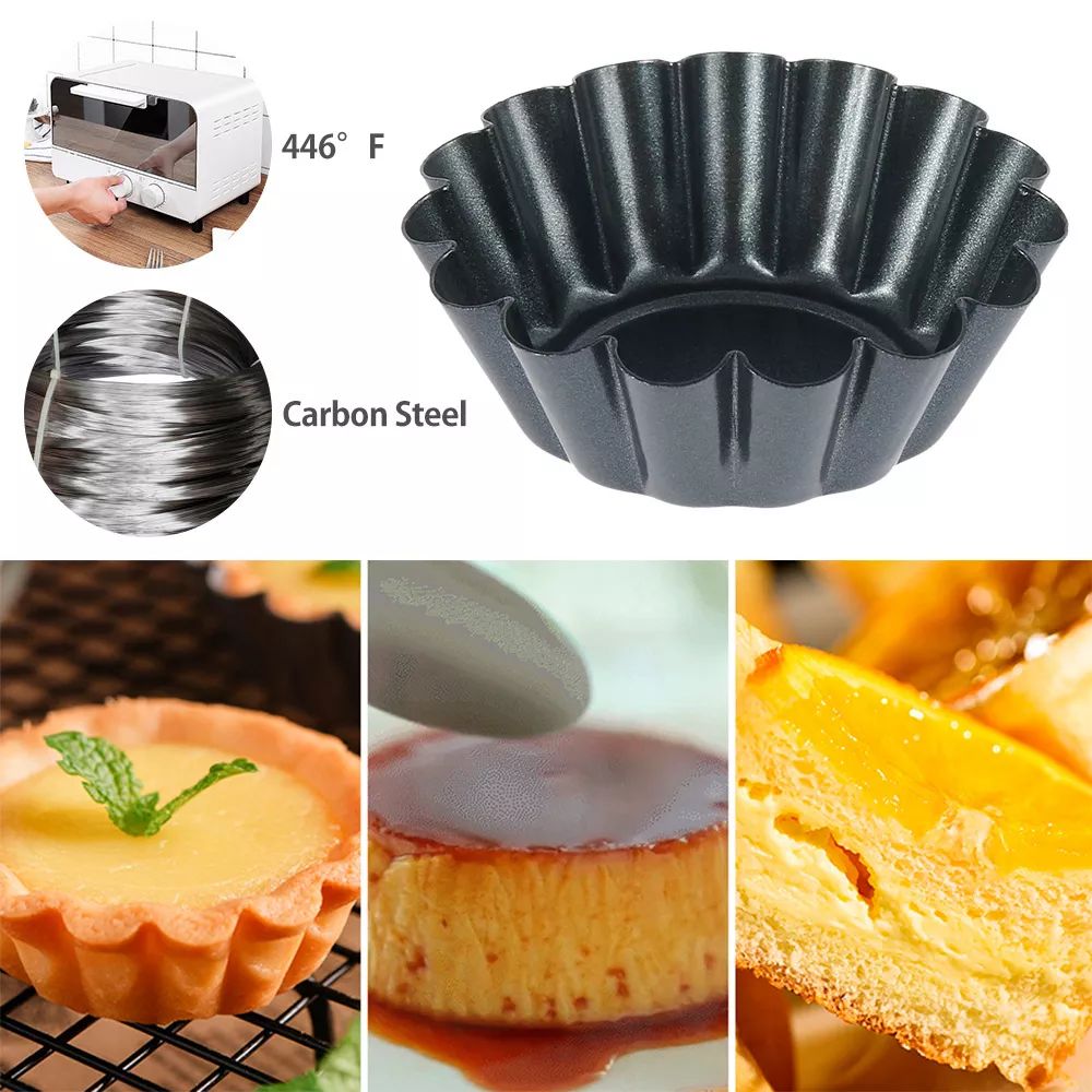 4 قطع من قوالب التارت الصغيرة  - مراجعة Egg Waffle Pan وسعره