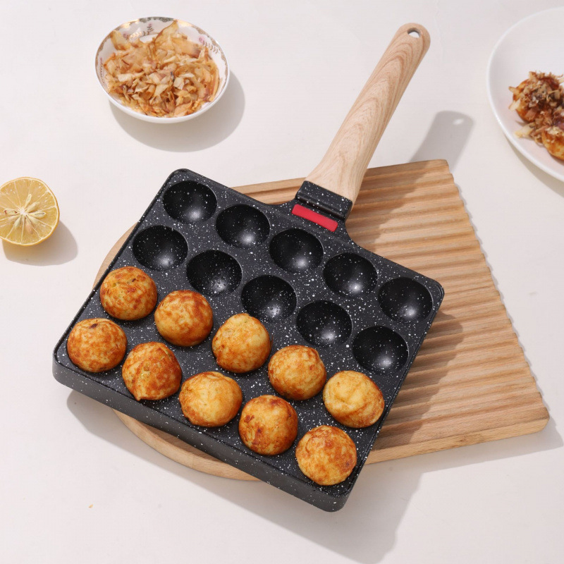 مقلاة تاكوياكي بـ 20 فتحة، صين - مراجعة Takoyaki Grill Plate وسعره