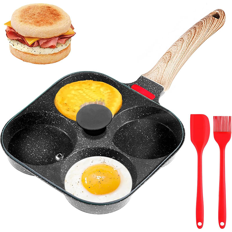 مقلاة البيض العميقة مع غطاء 4- - مراجعة Egg Waffle Pan وسعره
